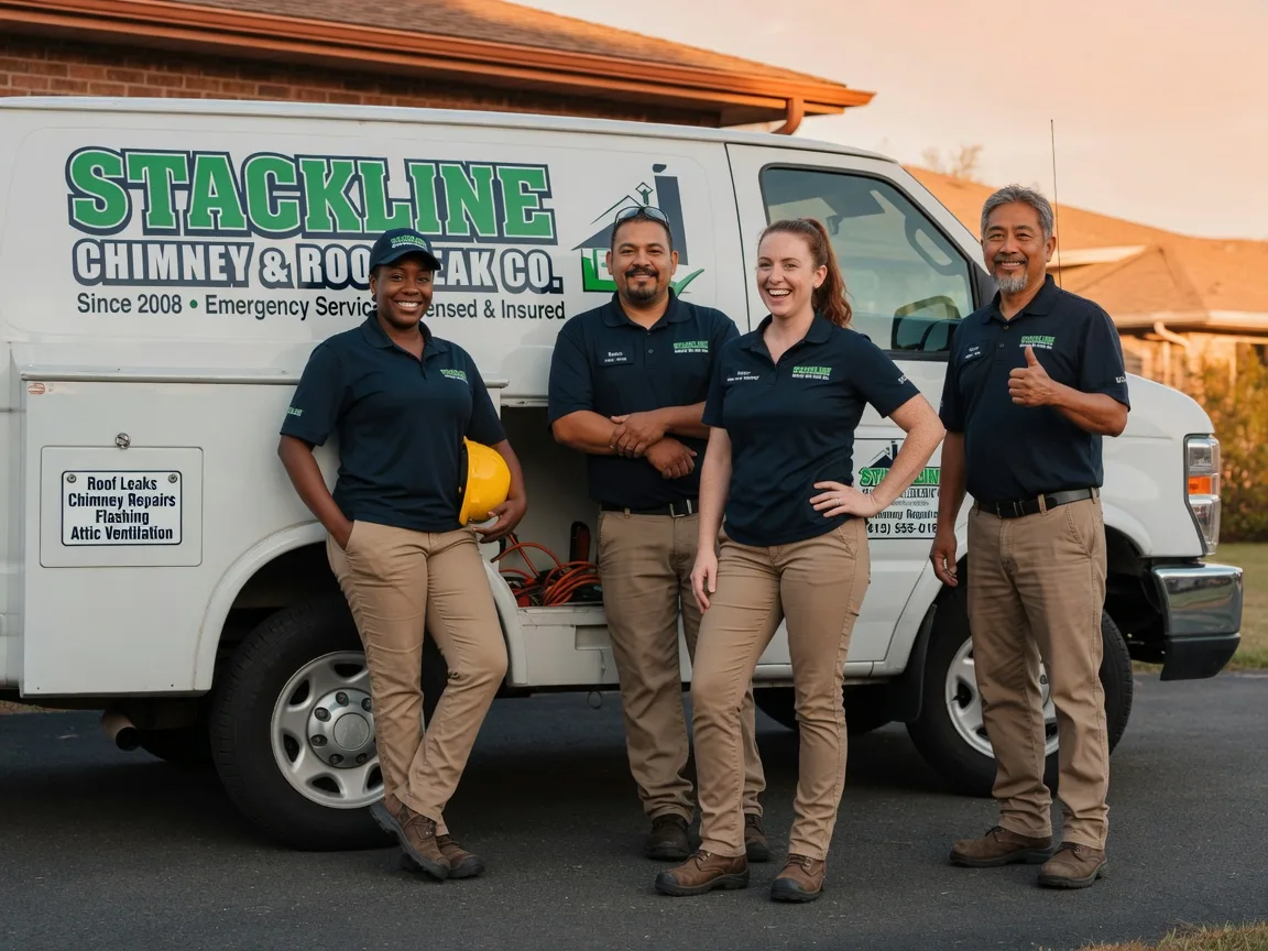 Chimney flashing repair company in San Angelo, TX